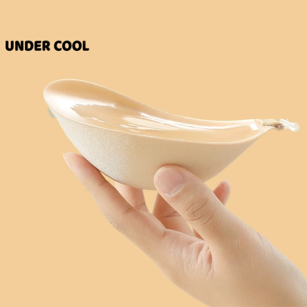 Miếng dán nâng ngực nữ UNDERCOOL, dán ngực silicon dày 5cm giúp nâng ngực, tạo khe vòng 1 căng tròn quyến rũ DT25