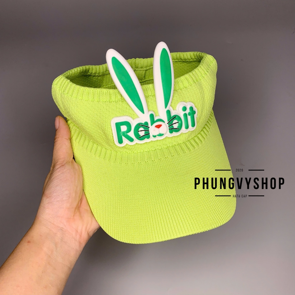 (SALE) Bé 3-10t/ Mũ lưỡi trai cho bé trai bé gái- KÉT HỞ NÓC CHÓP VẢI LEN RABBIT- nón kết trẻ em