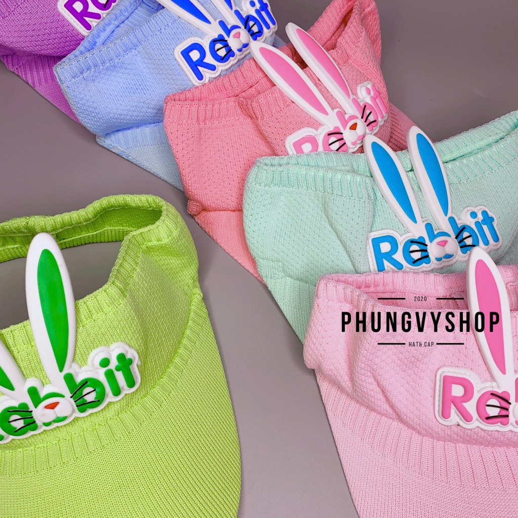 (SALE) Bé 3-10t/ Mũ lưỡi trai cho bé trai bé gái- KÉT HỞ NÓC CHÓP VẢI LEN RABBIT- nón kết trẻ em