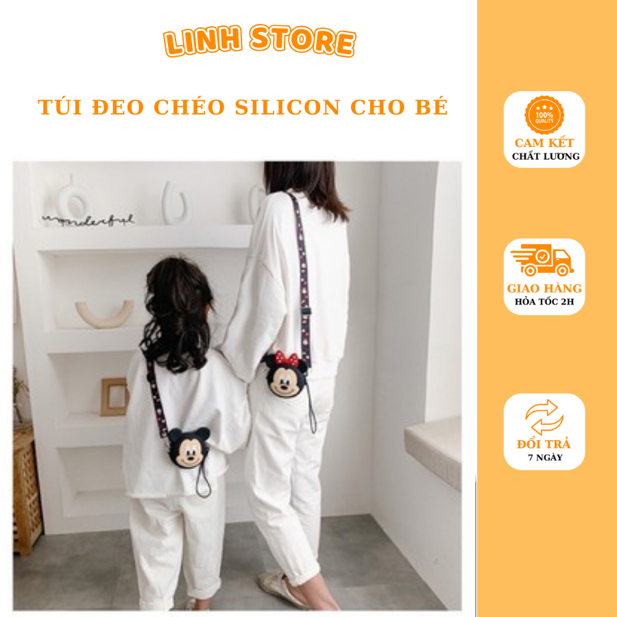 Túi đeo chéo silicon cho bé