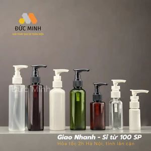 Chai chiết nhựa chiết dầu gội 20ml/30ml/ 50ml/ 60ml/ 100ml chai pet cứng [GIÁ Sỉ/ LẺ]