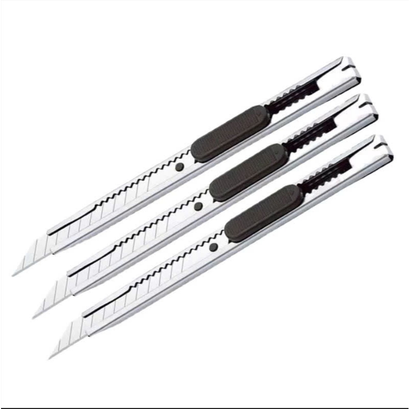 Dao Rọc Giấy Văn Phòng Bằng Inox Không Gỉ Tiện Dụng