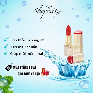 Son môi Firin son thỏi chính hãng không chì độ bám tốt lên màu chuẩn lâu trôi dưỡng môi mềm mịn