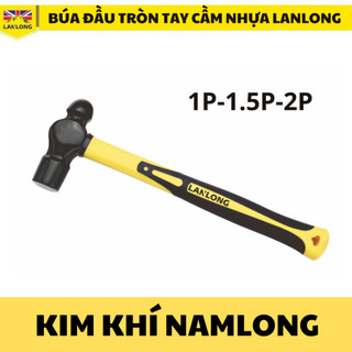 Búa đầu tròn tay cầm nhựa LANLONG, búa bi cán nhựa