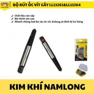 Bộ tháo ốc gãy LANLONG (LL13263-LL13264) mũi vặn ốc vít hư, tháo vít gãy toét chuyên nghiệp