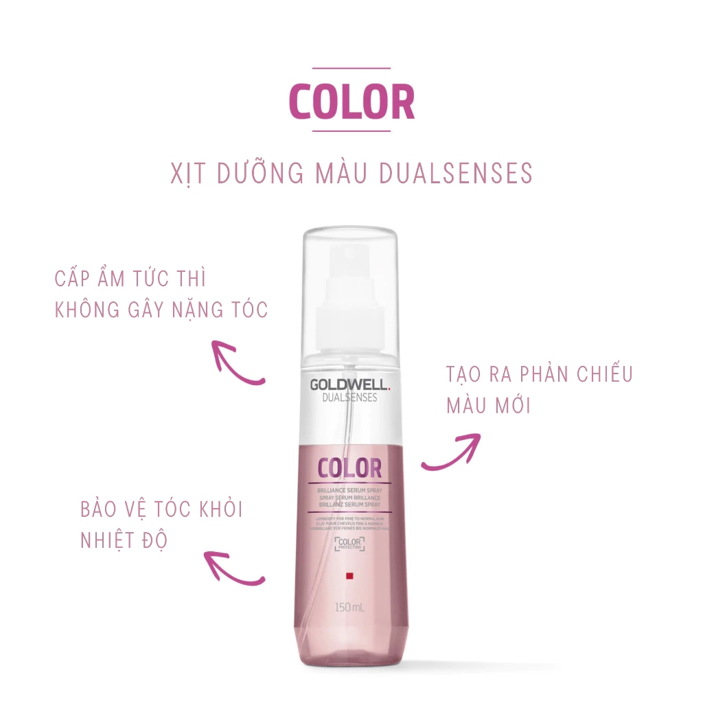 Xịt Dưỡng Giữ Màu Goldwell Dualsenses Color Brilliance Serum Spray 150ml |  Shopee Việt Nam