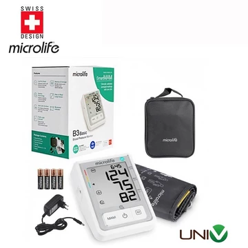 [Bảo hành 5 năm chính hãng] Máy đo huyết áp MICROLIFE B3 Basic công nghệ MAM thông minh đo 2 lần kép - UNIV