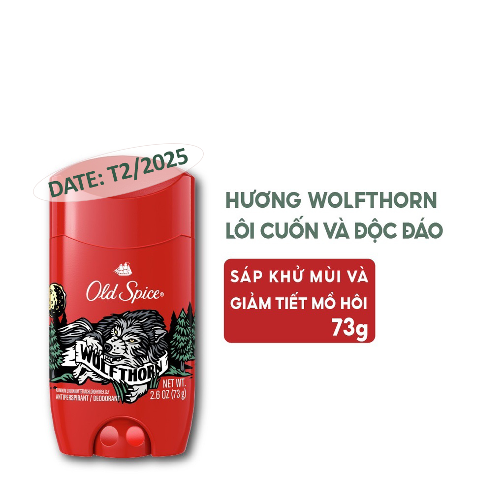 Ảnh Lăn sáp khử mùi và ngăn tiết mồ hôi cho nam Old Spice 73g chính hãng của Mỹ Timber | Bearglove | Fiji | Wolfthorn 1