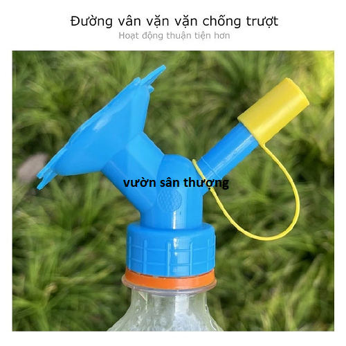 1 Đầu Vòi Tưới Cây, Hoa Gắn Vào Chai Nước Tiện Dụng, 9x7cm, Đầu Sen 5cm, (Không Bao Gồm Chai Nhựa)
