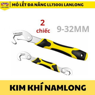 Bộ 2 mỏ lết đa năng vặn được tất cả bu lông, ống nước từ 9-32mm bằng thép hợp kim cao cấp, chống gỉ