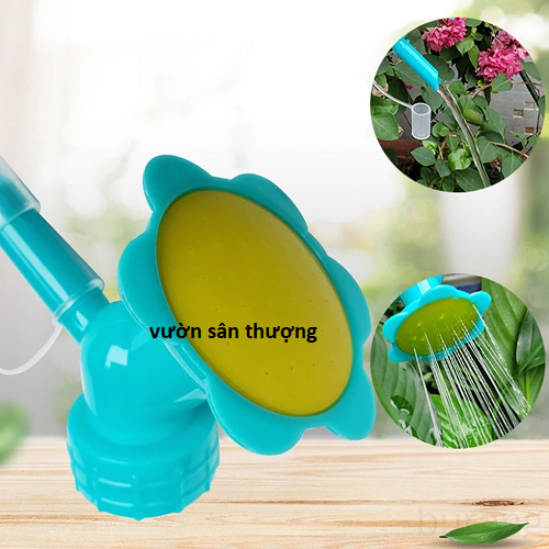 1 Đầu Vòi Tưới Cây, Hoa Gắn Vào Chai Nước Tiện Dụng, 9x7cm, Đầu Sen 5cm, (Không Bao Gồm Chai Nhựa)