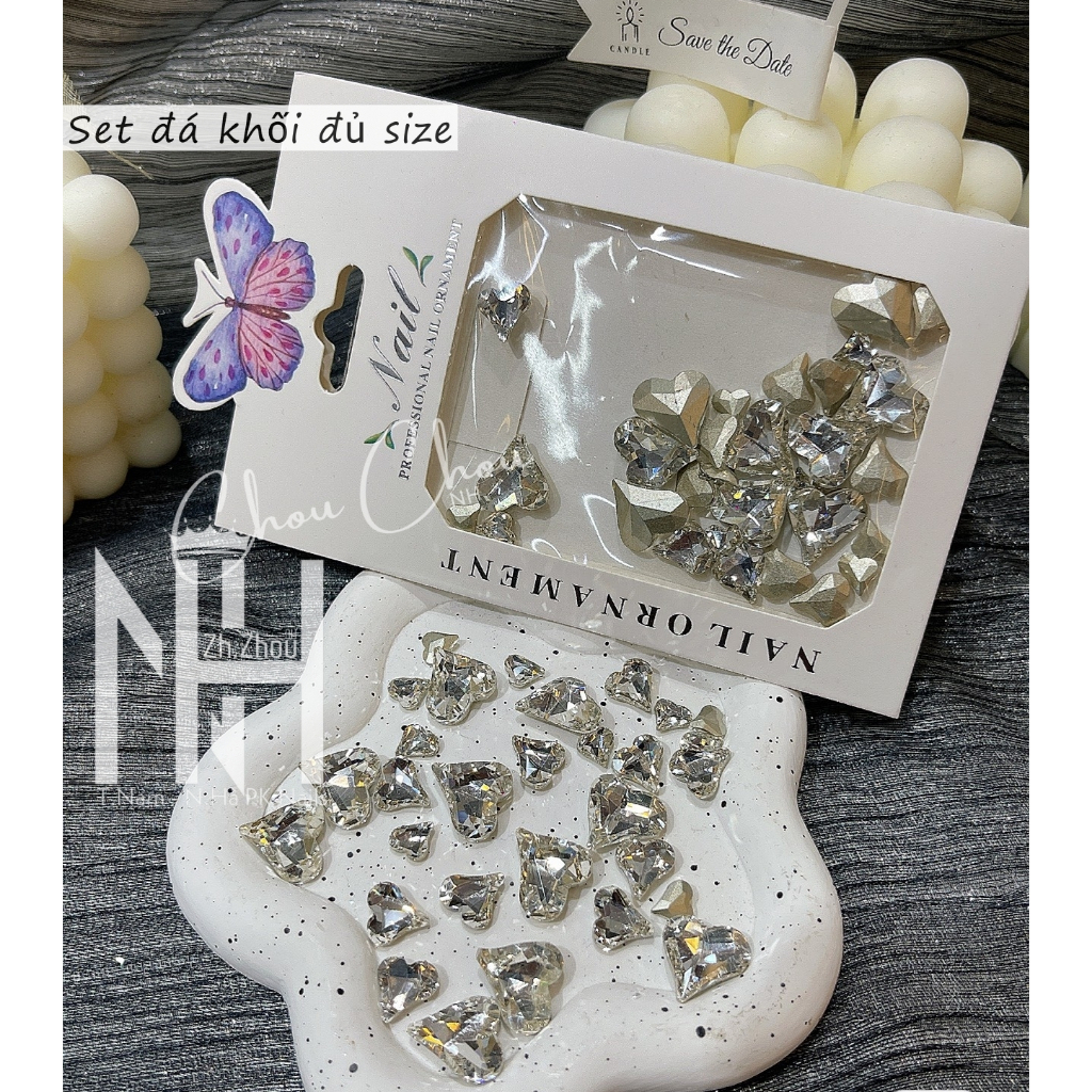 Set đá khối  mix, đá khối trang trí móng,đá khối đủ size,đá khối cao cấp không bong chân, đá chân nhọn