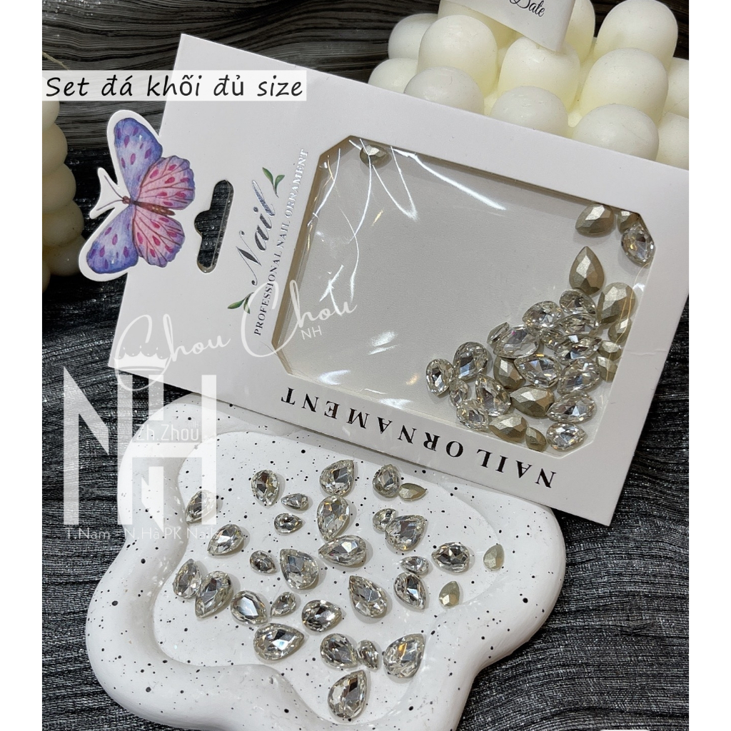 Set đá khối  mix, đá khối trang trí móng,đá khối đủ size,đá khối cao cấp không bong chân, đá chân nhọn