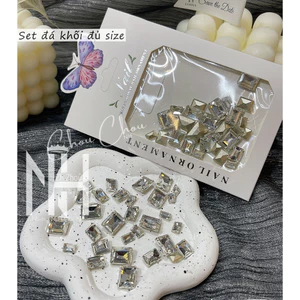 Set đá khối mix, đá khối trang trí móng,đá khối đủ size,đá khối cao cấp không bong chân, đá chân nhọn