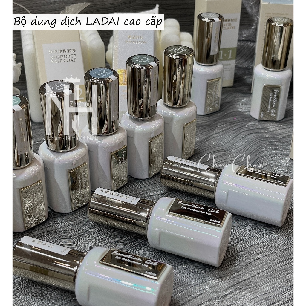 Top Ladai. Base top Ladai cao cấp. Top siêu bóng ladai, Cứng Móng ladai Phụ kiện nail chính hãng
