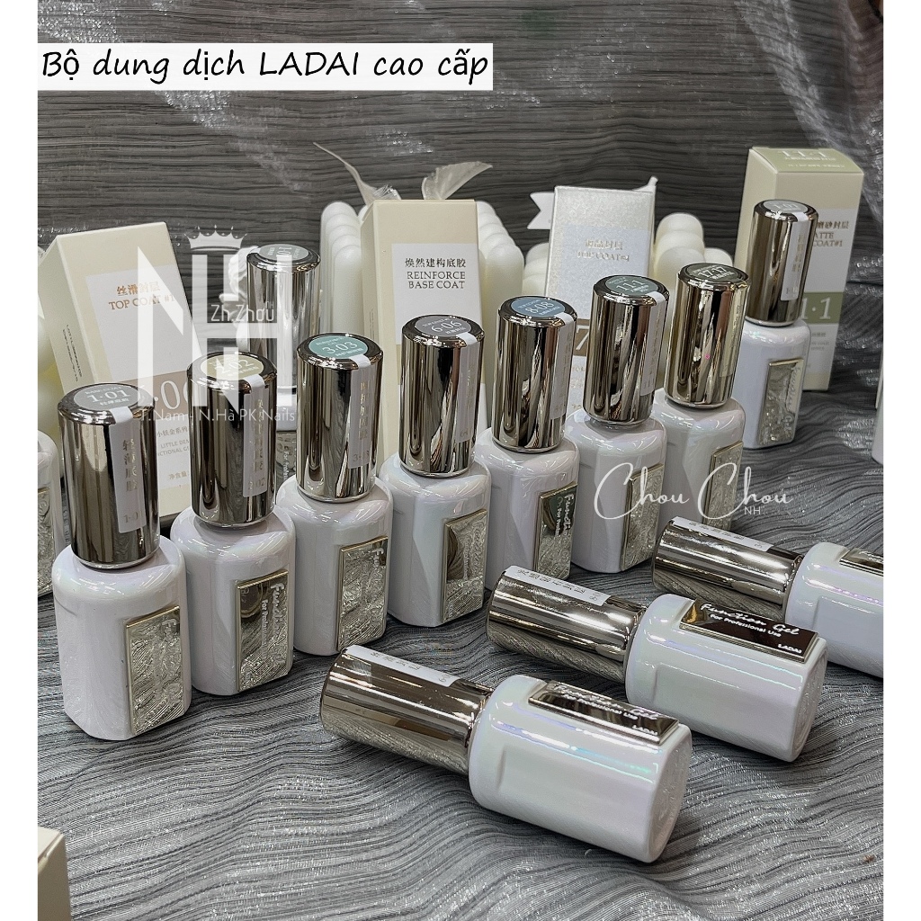 Top Ladai. Base top Ladai cao cấp. Top siêu bóng ladai, Cứng Móng ladai Phụ kiện nail chính hãng