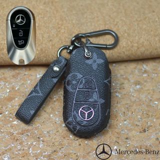 Bao da chìa khoá Mercedes S-Class W223 bọc chìa khoá Mercedes 2022-2024,ốp chìa khóa Mercedes-benz (M3 MÓC D)