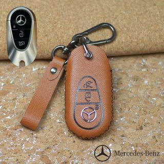 Bao da chìa khoá Mercedes S-Class W223 bọc chìa khoá Mercedes 2022-2024,ốp chìa khóa Mercedes-benz (M3 MÓC D)