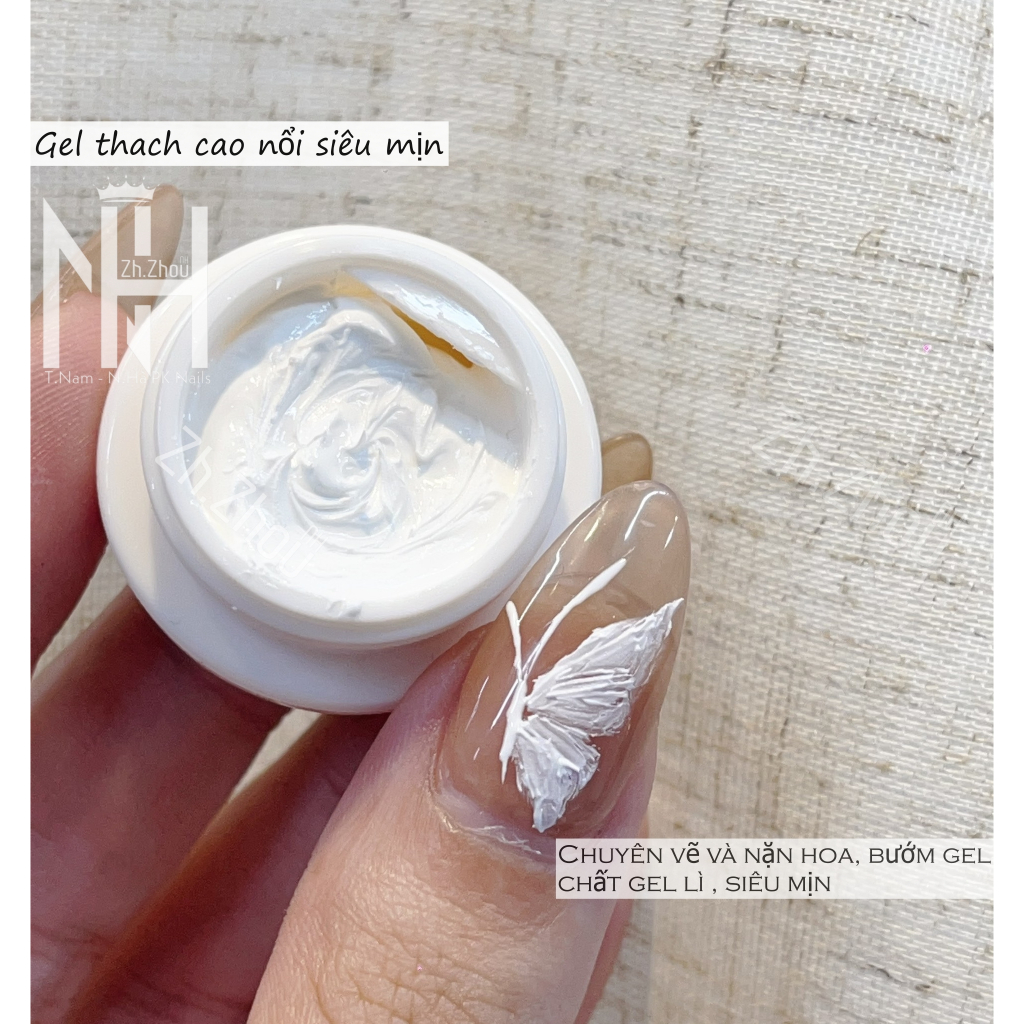 Gel thạch cao nổi mịn, Gel thạch cao lì mịn chuyên Vẽ, Đắp, Nặn cánh hoa,