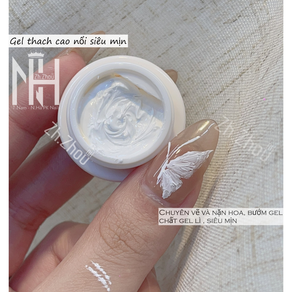 Gel thạch cao nổi mịn, Gel thạch cao lì mịn chuyên Vẽ, Đắp, Nặn cánh hoa,