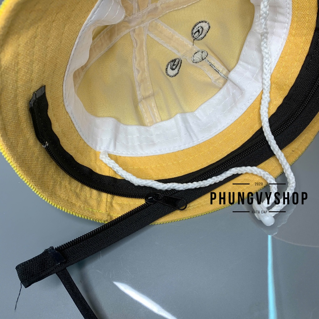 (SALE) 2.5-6 Tuổi/ Vòng đầu 52cm_ Mũ CHỐNG GIỌT BẮN cho bé trai bé gái- CHÚ CHÓ TAI XÙ MẶT XỆ