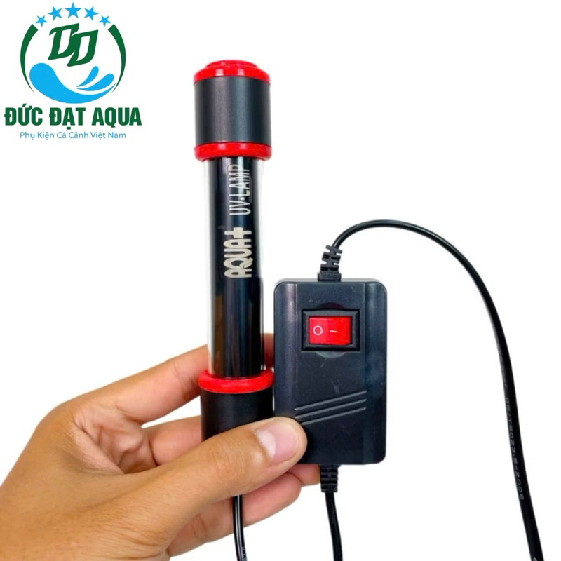 Đèn UV mini Aqua+ 5w -9w -13w làm trong nước diệt rêu tảo, vi khuẩn có hại bảo hành 06 tháng,1 đổi 1 5