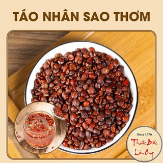 Táo nhân 100g, đã sao thơm, toan táo nhân, trà táo nhân thơm, sạch, không lẫn tạp chất - Lãn Ông
