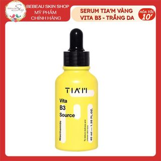 Serum TIAM Vàng Dưỡng Sáng, Phục Hồi Cho Da Dầu Mụn, Nhạy Cảm Niacinamide 10% + Arbutin 2% Tia'm Vita B3 Source 40ml