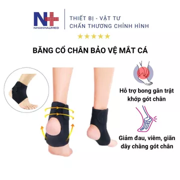 Đai Cổ Chân, Băng Cổ Chân, Đai Quấn Bảo Vệ Mắt Cá Hỗ Trợ Chống Lật Khi Chơi Thể Thao, Gót Chân Dán