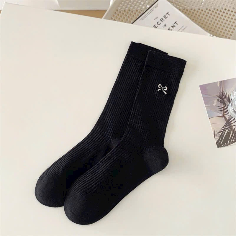 SÉT 10 ĐÔI TẤT CỔ CAO IN NƠ MẪU MỚI TT41