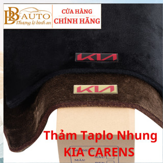 Thảm Taplo Ô Tô KIA CARENS 2022 - 2025 Chất Tuyết Nhung Mịn Cao Cấp Chánh Nắng, Nóng, Hắt Bóng Kính Lên Taplo