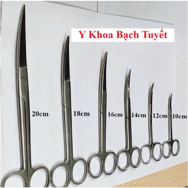 Kéo y tế - kéo inox cong - thẳng/ đầu nhọn - tù các kiểu, các cỡ ...