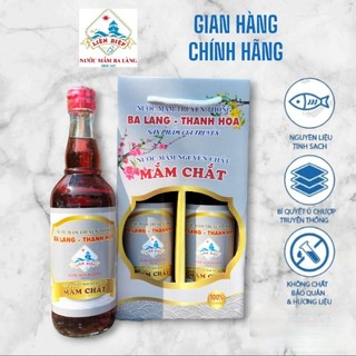 NƯỚC MẮM CỐT CHẮT 2 CHAI THUỶ TINH 500ML 35N
