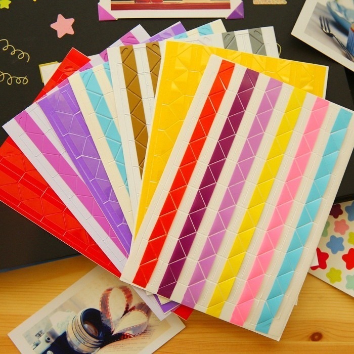 Sticker góc ảnh trang trí scrapbook, album, thiệp - (01 tờ) | Shopee ...