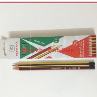 Bút chì gỗ 2B, viết chì 2B bền đẹp chất lượng