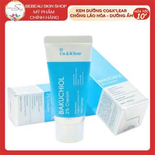 Kem Dưõng Co&K’lear Chống Lão Hóa Co Klear Bakuchio 2% Cream 2000ppm +  retinol 500ppm  - Bebeau