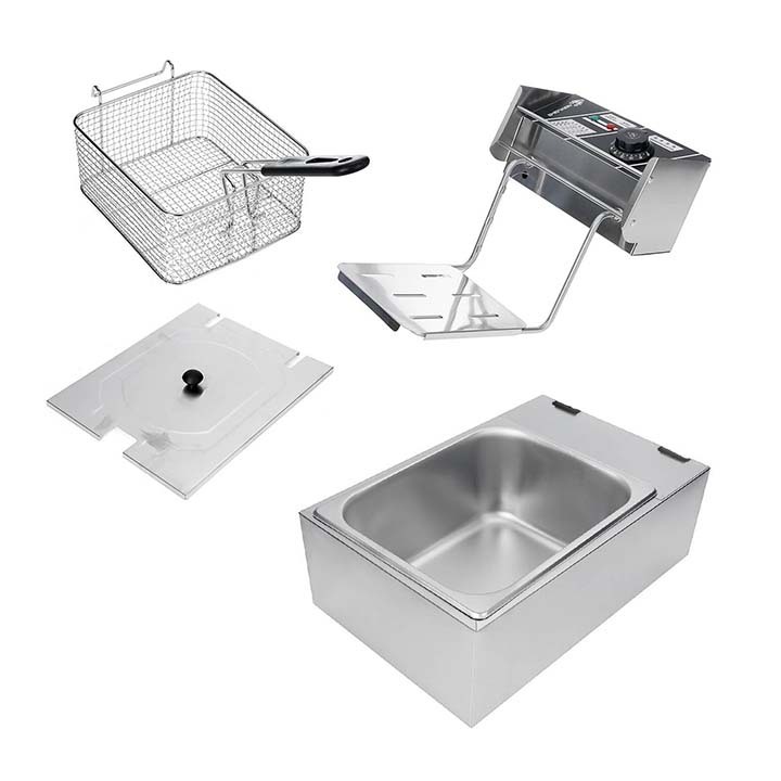 Bếp chiên rán thực phẩm SUNNY 2500W nhiệt độ cao, sôi cực nhanh