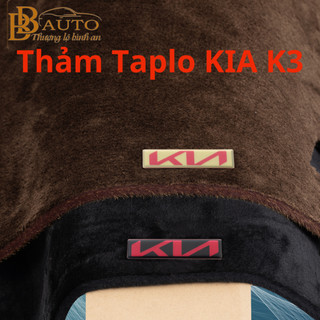 Thảm Taplo Ô Tô KIA K3 Đời 2015 - 2018, 2021 - 2026 Chất Tuyết Nhung Mịn Cao Cấp Chống Nắng, Nóng, Trang Trí Taplo