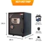 Két Sắt Việt Tiệp ✅ FREESHIP ✅ Két Sắt Việt Tiệp Mini Khóa Điện Tử Chống cháy Chuẩn Phong Thủy KVTE77DT