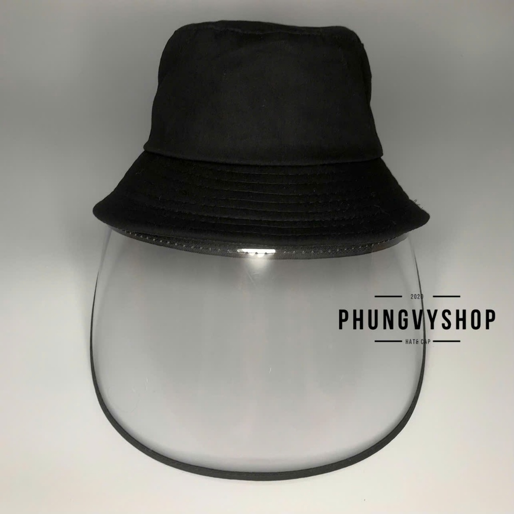 [GIÁ SỐC]-NAM/ NỮ-NÓN CHẮN GIÓ CẢN BỤI-BUCKET TRƠN- CÓ KHOÁ KÉO để có thể gỡ tháo khi không dùng