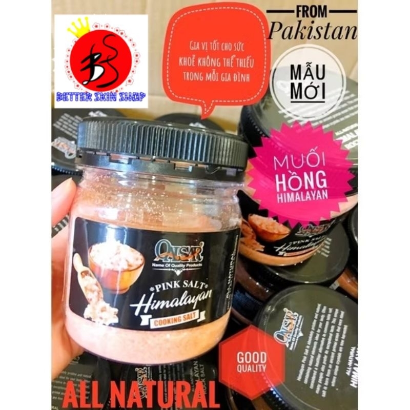 [Chính hãng nhập khẩu Pakistan] Muối hồng Himalaya Qaisar 500g Pakistan ...