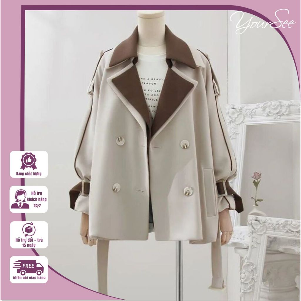 Blazer nữ 2 lớp thiết kế sang chảnh hiện đại, áo khoác nữ, áo khoác nữ kiểu dáng hiện đại trẻ trung chất vải đẹp