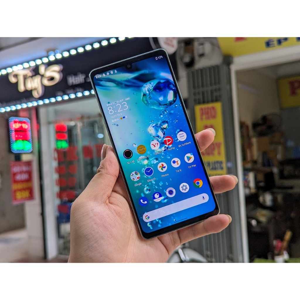Điện thoại Sharp Zero 6, chip Snapdragon 750 8G/128G 2sim, màm 120hz ...