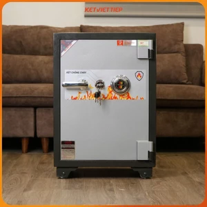 Két Sắt Việt Tiệp KVT68-DM Khóa Cơ đổi được mã chống cháy