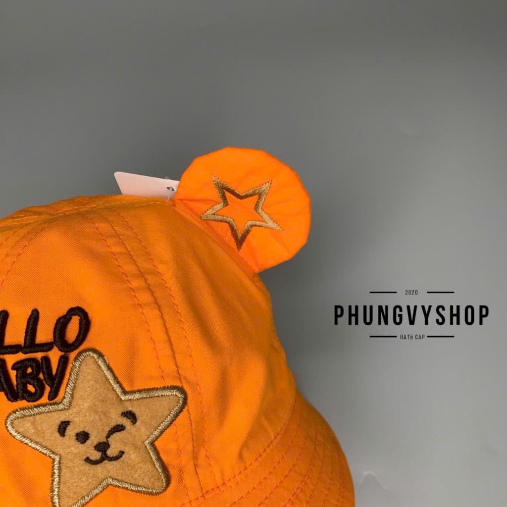 Mũ chống giọt bắn, nón cản bụi NGÔI SAO HELLO BABY