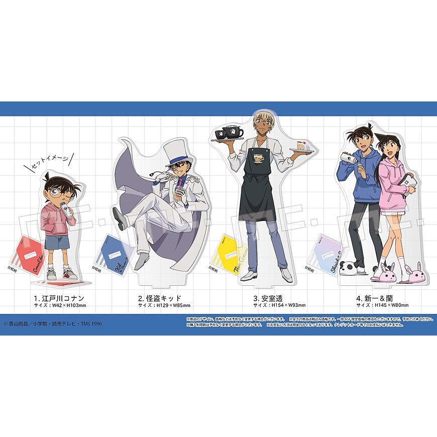 Mô hình Standee Conan, Kid, Amuro, Shinichi x Ran | Shopee Việt Nam