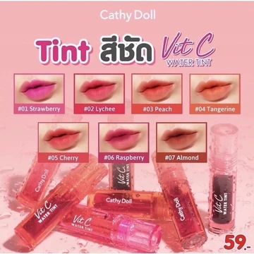 Son tint Cathy Doll Vit C Water Tint Mineral Water Tint 2.7gr Thái Lan