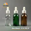 Lọ chiết tinh dầu, serum thủy tinh nắp bóp trắng 5ml 10ml 15ml 20ml 30ml 50ml 100ml