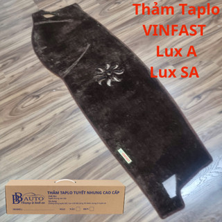 Thảm taplo ô tô VINFAST Lux A, Lux SA chất tuyết nhung cao cấp loại 1 đẹp, thẩm mỹ, chống nắng, nóng bảo vệ taplo
