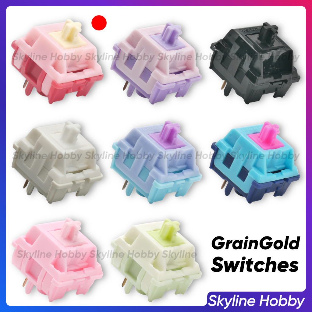 Switch bàn phím cơ Grain Gold - Sarokeys Purple Sakura, Dreamland ...